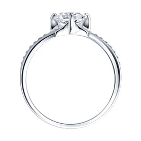 Кольцо SOKOLOV - Серебро 925, Фианит (арт. 94014961)