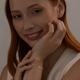 Браслет SOKOLOV - Серебро 925, Фианит (арт. 94050941)