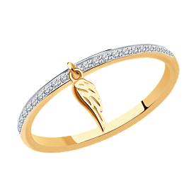 Кольцо SOKOLOV - Золото 585, Бриллиант (арт. 1012152)