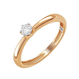 Кольцо ООО "Новый Бриллиант" - Золото 585, Бриллиант (арт. 113100169)