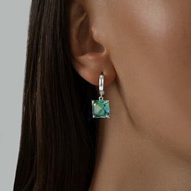 Серьги SOKOLOV - Серебро 925, Синтетический ситалл (арт. 92022846)