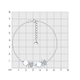 Браслет SOKOLOV - Серебро 925, Фианит (арт. 94051009)