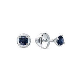 Серьги Platinum Lab. - Платина 950 (арт. ПС-010С-04)