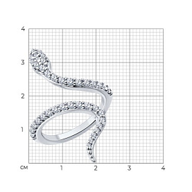 Кольцо SOKOLOV - Серебро 925, Фианит (арт. 94013768)