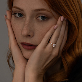 Кольцо SOKOLOV - Серебро 925, Фианит (арт. 93011079)