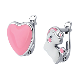 Серьги SOKOLOV - Серебро 925, Эмаль (арт. 94025647)