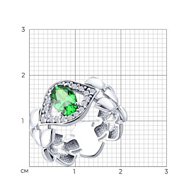 Кольцо SOKOLOV - Серебро 925, Фианит (арт. 94014699)
