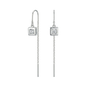 Серьги POKROVSKY - Серебро 925, Фианит (арт. 0222362-00775)