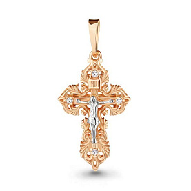 Подвеска Аквамарин - Золото 375, Фианит (арт. 20483.8)