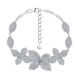 Браслет SOKOLOV - Серебро 925, Фианит (арт. 94051574)