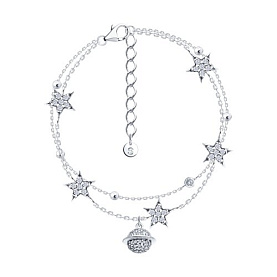 Браслет SOKOLOV - Серебро 925, Фианит (арт. 94051583)