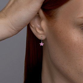 Серьги Diamant - Серебро 925, Эмаль (арт. 94-120-02124-1)