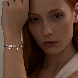 Браслет SOKOLOV - Серебро 925, Фианит (арт. 94050770)