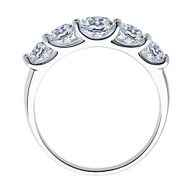 Кольцо SOKOLOV - Серебро 925, Фианит (арт. 94013550)