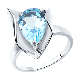 Кольцо SOKOLOV - Серебро 925, Топаз (арт. 92011970)