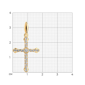Подвеска SOKOLOV - Серебро 925, Фианит (арт. 93030281)