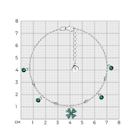 Браслет SOKOLOV - Серебро 925, Фианит (арт. 94051184)