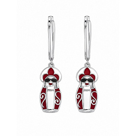Серьги POKROVSKY - Серебро 925, Эмаль (арт. 0202491Л06145)