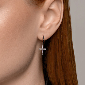 Серьги SOKOLOV - Серебро 925, Фианит (арт. 94026500)