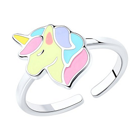 Кольцо SOKOLOV - Серебро 925, Эмаль (арт. 94013259)