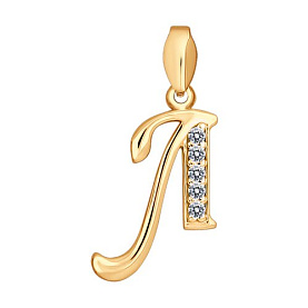 Подвеска SOKOLOV - Серебро 925, Фианит (арт. 93030521)