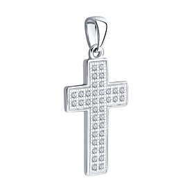 Подвеска SOKOLOV - Серебро 925, Фианит (арт. 94032565)