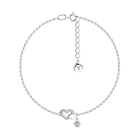 Браслет SOKOLOV - Серебро 925, Фианит (арт. 94050416)