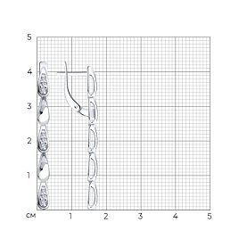 Серьги Diamant - Серебро 925, Фианит (арт. 94-121-00275-1)