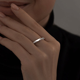 Кольцо SOKOLOV - Серебро 925, Фианит, Эмаль (арт. 94011336)