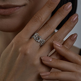 Кольцо SOKOLOV - Серебро 925, Фианит (арт. 94013810)