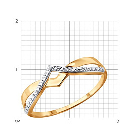 Кольцо Diamant - Золото 585, Фианит (арт. 51-110-01380-1)