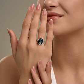 Кольцо Diamant - Серебро 925, Кристальная ткань (арт. 94-110-00105-2)