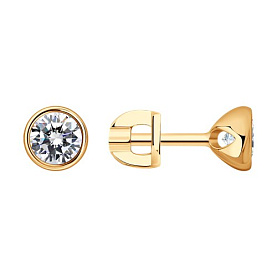 Серьги SOKOLOV - Серебро 925, Фианит (арт. 93020615)