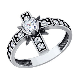 Кольцо Diamant - Серебро 925, Фианит (арт. 95-110-02429-1)