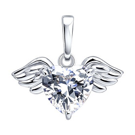 Подвеска Diamant - Серебро 925, Фианит (арт. 94130024531-DIAMANT)
