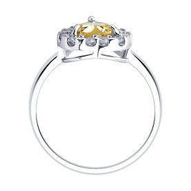 Кольцо SOKOLOV - Серебро 925, Фианит (арт. 94014691)