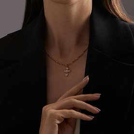 Подвеска SOKOLOV - Золото 585, Фианит (арт. 121374)