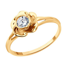 Кольцо Diamant - Золото 585, Фианит (арт. 51-110-02292-1)