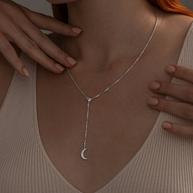 Колье SOKOLOV - Серебро 925, Фианит (арт. 94070702)