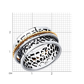 Кольцо SOKOLOV - Серебро 925 (арт. 95010210)