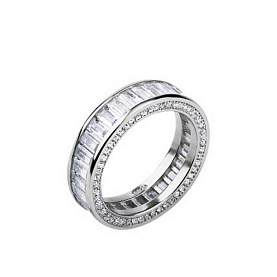 Кольцо Фиделис - Серебро 925, Фианит (арт. CAS3152R-ye)