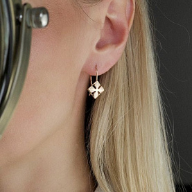 Серьги Атолл - Золото 585 (арт. 21151)