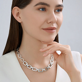 Колье SOKOLOV - Серебро 925, Фианит (арт. 94071267)