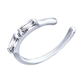 Серьга SOKOLOV - Серебро 925, Фианит (арт. 94170061)