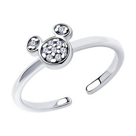 Кольцо SOKOLOV - Серебро 925, Фианит (арт. 94013706)