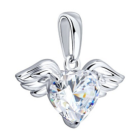 Подвеска Diamant - Серебро 925, Фианит (арт. 94130024531-DIAMANT)