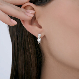 Серьги Diamant - Серебро 925, Фианит (арт. 94-120-00030-1)