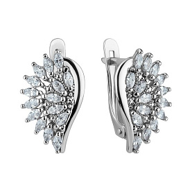 Серьги Talant - Серебро 925, Фианит (арт. 10-72-0001-15633)