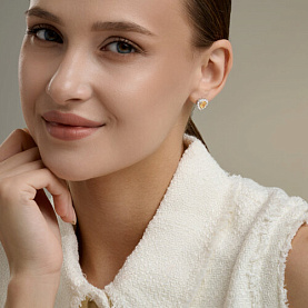 Серьги SOKOLOV - Серебро 925, Фианит (арт. 94027345)