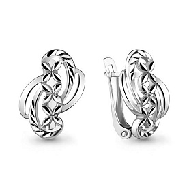 Серьги Аквамарин - Серебро 925 (арт. 33685.5)